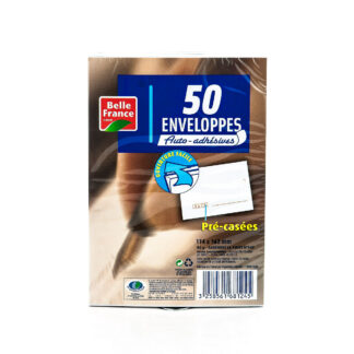 PACK DE 50 ENVELOPPE AUTOCOLLANTE 162X114 – BELLE FRANCE · BELLE FRANCE