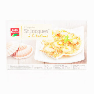 COQUILLES SAINT-JACQUES DE BRETAGNE 2X110G – BELLE FRANCE · BELLE FRANCE