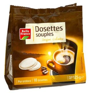 PACK 18 DOSETTES CAFÉ COLOMBIEN BELLE FRANCE · BELLE FRANCE