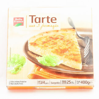 TARTE 3 FROMAGES 400G BELLE FRANCE · BELLE FRANCE