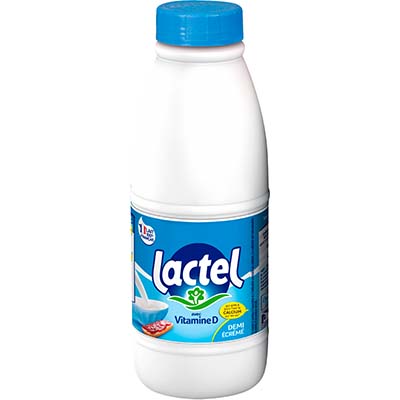 Lait demi écrémé UHT · LACTEL