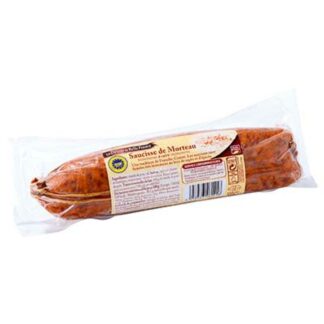 SAUCISSE MORTEAU 350G. BELLE FRANCE · LES DÉLICES DE BELLE FRANCE
