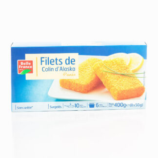 FILET DE COLIN PANÉ 8 TRANCHES – BELLE FRANCE · BELLE FRANCE