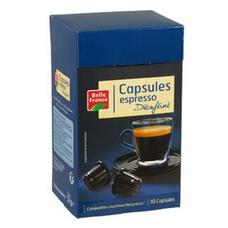 PACK 10 CAPSULES CAFÉ DÉCAFÉINÉ BELLE FRANCE · BELLE FRANCE