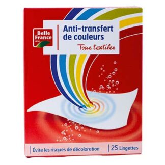 ÉTUI 25 LINGETTES ANTI-DÉCOLORATION BELLE FRANCE · BELLE FRANCE