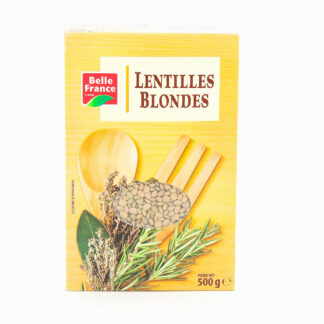 ÉTUI 500G LENTILLES BLONDES BELLE FRANCE · BELLE FRANCE
