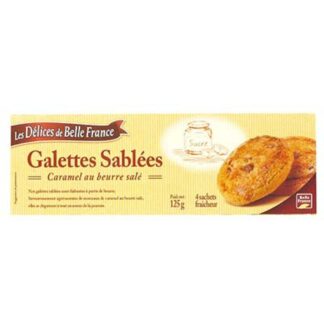 SABLÉS AU CARAMEL SALÉ 125G DÉLICES DE BELLE FRANCE · LES DÉLICES DE BELLE FRANCE