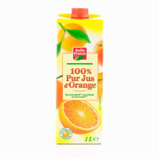 BRIQUE 1L PUR JUS D’ORANGE BELLE FRANCE · BELLE FRANCE
