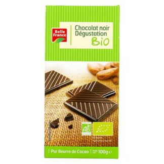 TABLETTE 100G CHOCOLAT NOIR DÉGUSTATION BIO BELLE FRANCE · BELLE FRANCE