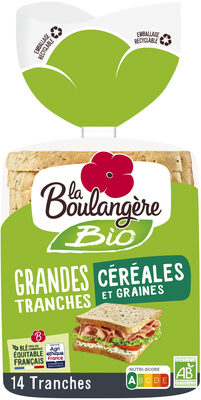 Pain de mie bio céréales & graines · La Boulangère