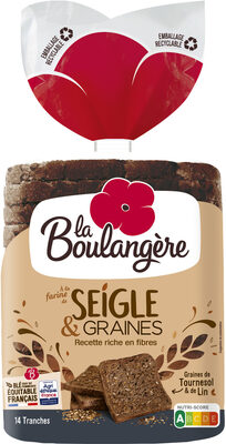 Pain de mie seigle & graines · La Boulangère