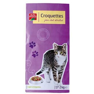 CROQUETTES POUR CHAT STÉRILISÉ 2KG BELLE FRANCE · BELLE FRANCE