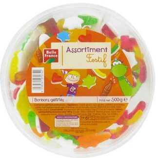 TUBO 500G ASSORTIMENT FESTIF CONFISERIE BELLE FRANCE · BELLE FRANCE