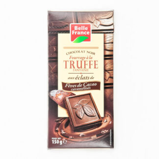 TABLETTE 150G CHOCOLAT NOIR TRUFFÉ BELLE FRANCE · BELLE FRANCE