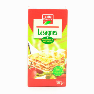 LASAGNES ETUI 500G. BELLE FRANCE · BELLE FRANCE