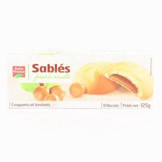 BISCUITS FOURRÉS NOISETTE 125G BELLE FRANCE · BELLE FRANCE