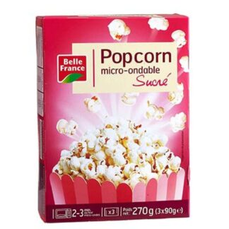 SACHET 3X90G POP CORN SUCRÉ BELLE FRANCE · BELLE FRANCE