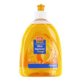 LIQUIDE VAISSELLE CONCENTRÉ ORANGE 500ML BELLE FRANCE · BELLE FRANCE