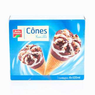 CONE VANIL6X120ML.402G.BELLE FRANCE · BELLE FRANCE