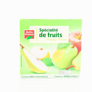 C.POMME/POIRES 4X100G. BELLE FRANCE · BELLE FRANCE