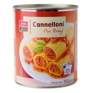 LOT 4/4 CANNELLONI À LA VIANDE DE BOEUF 800G BELLE FRANCE · BELLE FRANCE