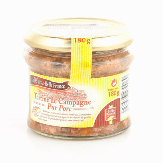 BOCAUX 180G TERRINE DE CAMPAGNE AU PIMENT DÉLICES DE BELLE FRANCE · LES DÉLICES DE BELLE FRANCE