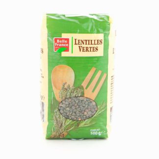 CELLOPHANE 500G LENTILLES VERTES BELLE FRANCE · BELLE FRANCE