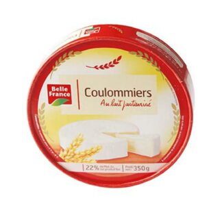 COULOMMIERS 50% MATIÈRE GRASSE 350G BELLE FRANCE · BELLE FRANCE