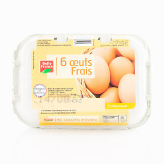 BTE 6 OEUFS FRAIS MOY. BELLE FRANCE · BELLE FRANCE