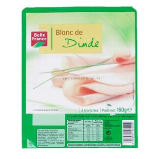 4TRAN.BLANC DINDE 160G BELLE FRANCE · BELLE FRANCE