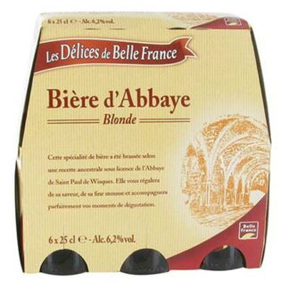 BOUTEILLE 6X25CL BIÈRE D’ABBAYE DÉLICES DE BELLE FRANCE · LES DÉLICES DE BELLE FRANCE