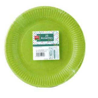 PACK DE 20 ASSIETTE CARTON GRANY 23CM – BELLE FRANCE · BELLE FRANCE