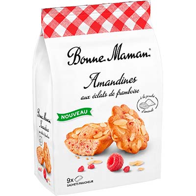 Amandines aux éclats de framboise · BONNE MAMAN