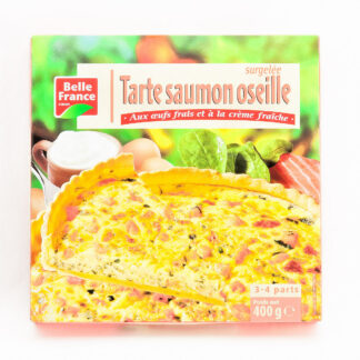 TARTE AU SAUMON ET À L’OSEILLE 400G BELLE FRANCE · BELLE FRANCE