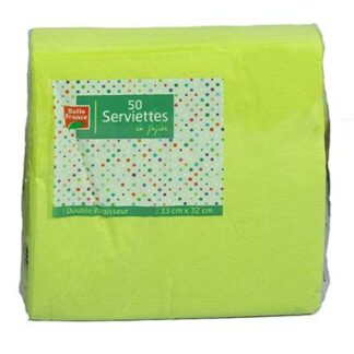 PAQUET DE 50 SERVIETTES GRANNY 33X33 CM BELLE FRANCE · BELLE FRANCE