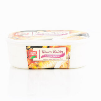 BAC 1L GLACE RHUM-RAISINS BELLE FRANCE · BELLE FRANCE