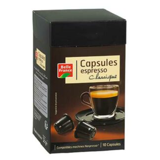 PACK 10 CAPSULES CAFÉ CLASSIQUE BELLE FRANCE · BELLE FRANCE