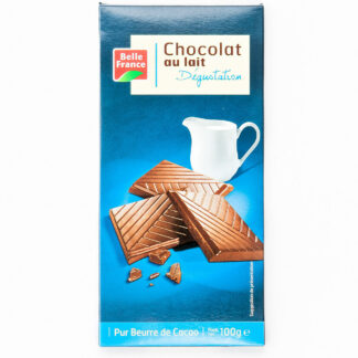 TABLETTE 100G CHOCOLAT LAIT DÉGUSTATION BELLE FRANCE · BELLE FRANCE