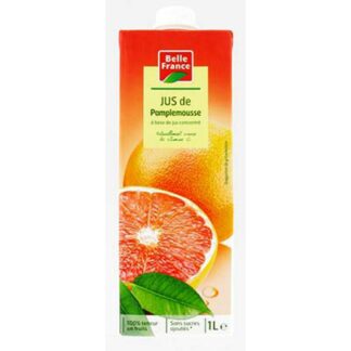 BOUTEILLE 1L PUR JUS DE PAMPLEMOUSSE ROSÉ BELLE FRANCE · BELLE FRANCE