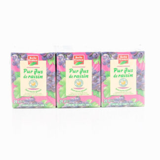 BRIQUE 6X20CL JUS DE RAISIN ROUGE BELLE FRANCE · BELLE FRANCE