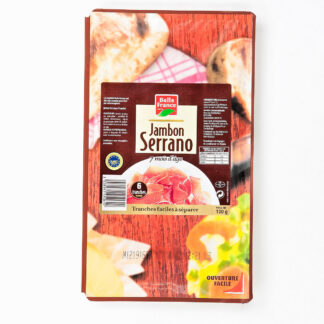 JAMBON SERRANO 6T.100G.BELLE FRANCE · BELLE FRANCE