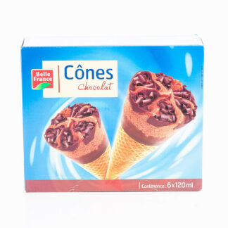 CONE CHOC.6X120ML.408G.BELLE FRANCE · BELLE FRANCE