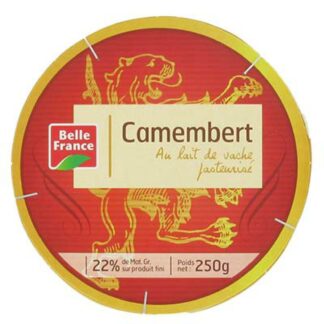 CAMEMBERT 45%MG.250G BELLE FRANCE · BELLE FRANCE