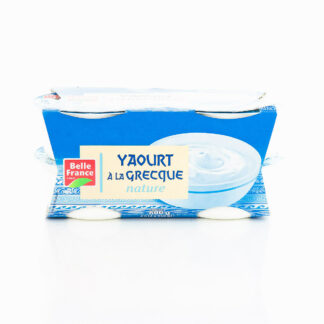 YAOURT NATURE À LA GRECQUE 4X150G – BELLE FRANCE · BELLE FRANCE