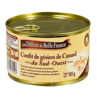 BOÎTE 1/2 GÉSIERS DE CANARD DÉLICES DE BELLE FRANCE · LES DÉLICES DE BELLE FRANCE