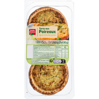 Tarte aux poireaux · BELLE FRANCE