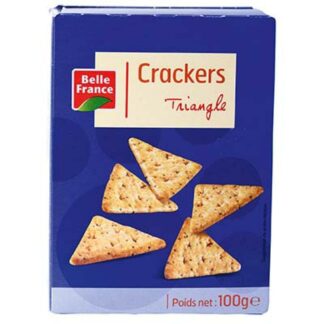 CRACKERS EN TRIANGLES 100G BELLE FRANCE · D'AUCY