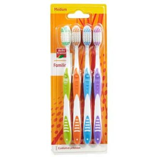 BROSSE À DENTS MEDIUM X4 – BELLE FRANCE · BELLE FRANCE