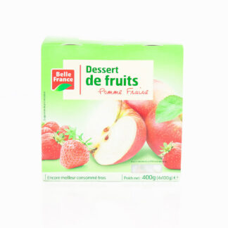 C.POMME/FRAISE 4X100G. BELLE FRANCE · BELLE FRANCE